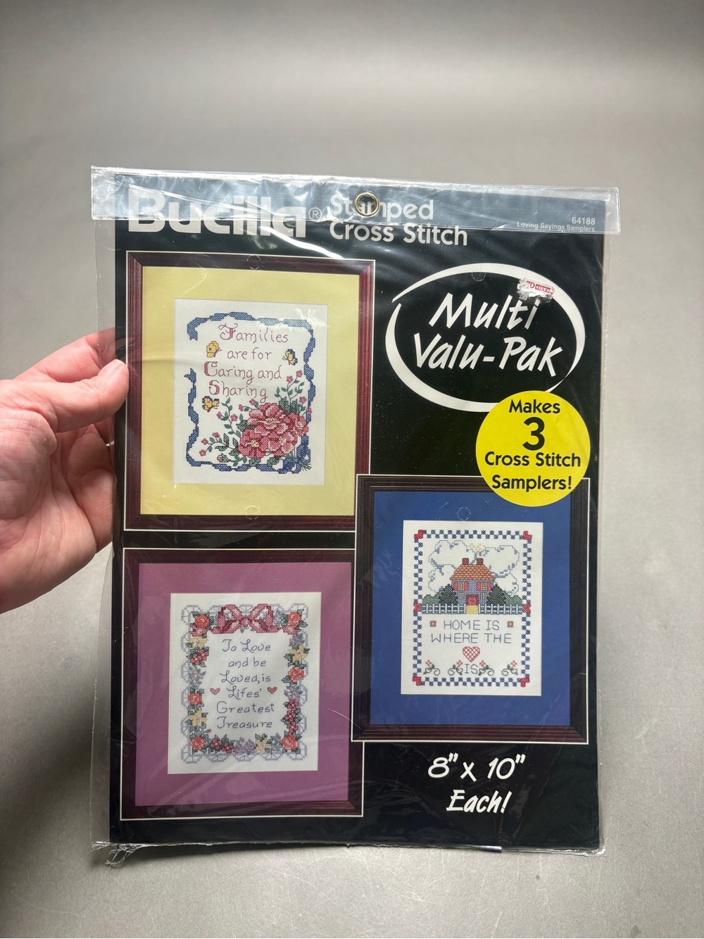 Cottagecore Bucilla Cross Stitch Set of 3 8x10 Projects